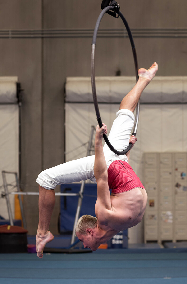 Athlete wearing the SG Training Fit belt